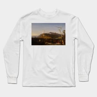 Catskill Mountain House by Jasper Francis Cropsey Long Sleeve T-Shirt